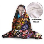 Five Nights at Freddy's Cozy Wearable Hooded Blanket All Season
