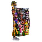 Five Nights at Freddy's Cozy Wearable Hooded Blanket All Season