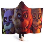 Five Nights at Freddy's Cozy Wearable Hooded Blanket All Season