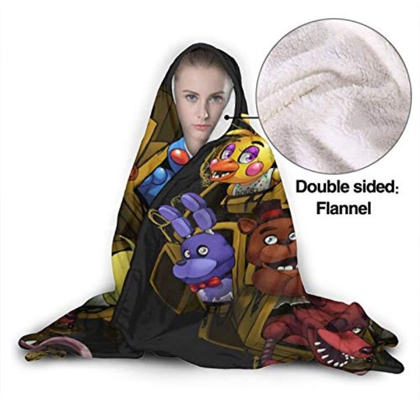 Five Nights at Freddy's Cozy Wearable Hooded Blanket All Season