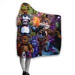 Five Nights at Freddy's Cozy Wearable Hooded Blanket All Season