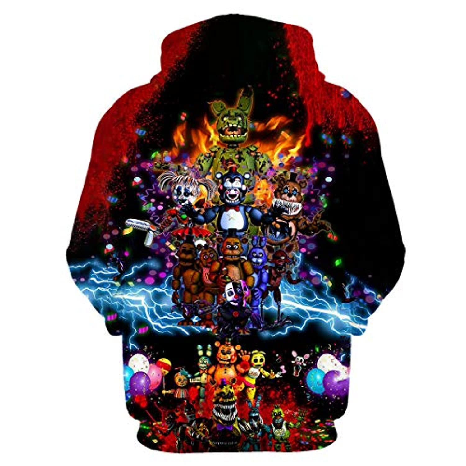 Official Five Nights At Freddy's Hooded Robe For Boys - FNAF Character Costume With Freddy Face Hood