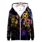 Five Nights at Freddy's Hoodies - FNAF Hooded Zipper Jacket Coat