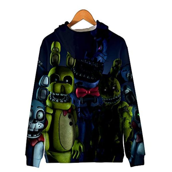 Five Nights at Freddy's Hoodies - FNAF Hooded Zipper Jacket Coat