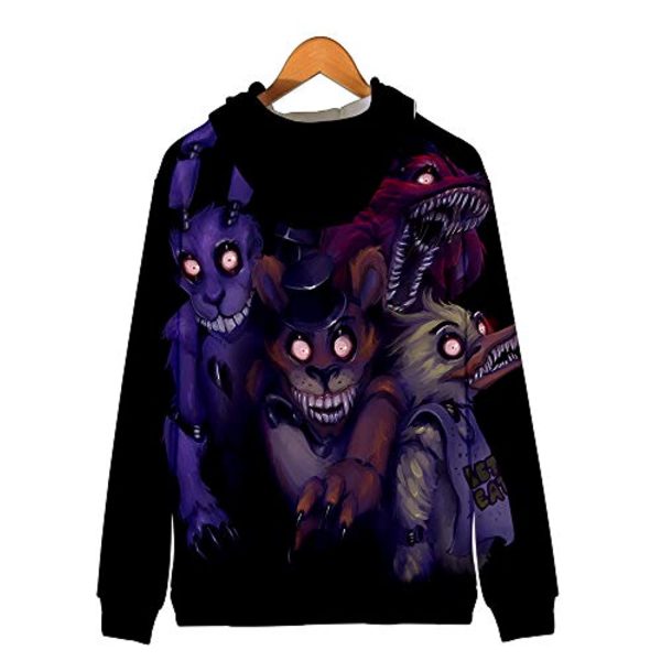 Five Nights at Freddy's Hoodies - FNAF Hooded Zipper Jacket Coat