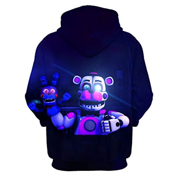 Five Nights at Freddy's Hoodies for Kids Teens - 3D Boys and Girls Pullover Hoodie