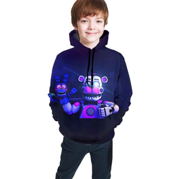 Five Nights at Freddy's Hoodies for Kids Teens - 3D Boys and Girls Pullover Hoodie