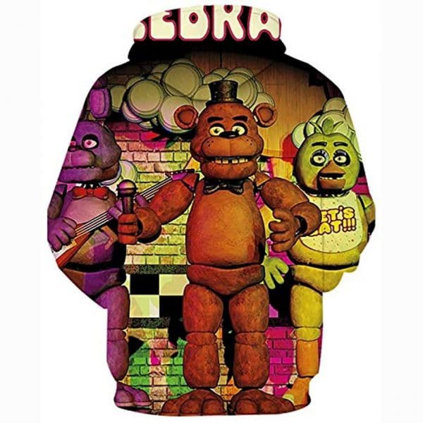 Five Nights at Freddy's Hoodies for Kids Teens - 3D Boys and Girls Pullover Hoodie