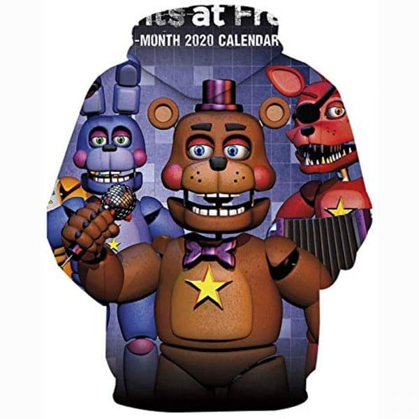Five Nights at Freddy's Hoodies for Kids Teens - 3D Boys and Girls Pullover Hoodie