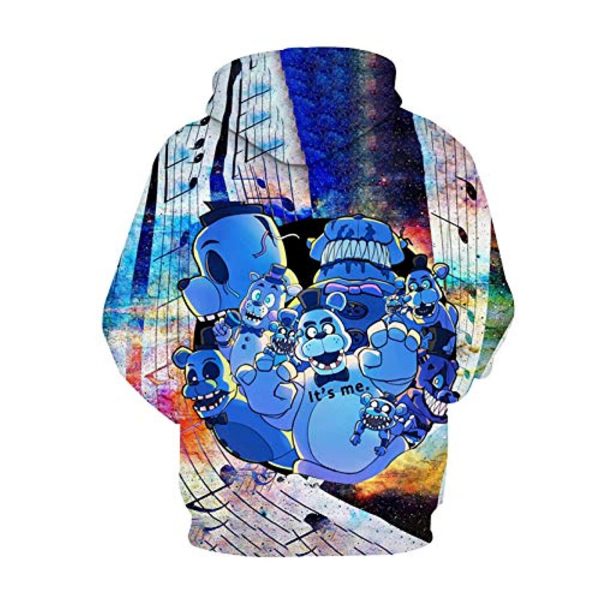 Five Nights at Freddy's Hoodies for Teens - 3D Boys and Girls Pullover Hoodie
