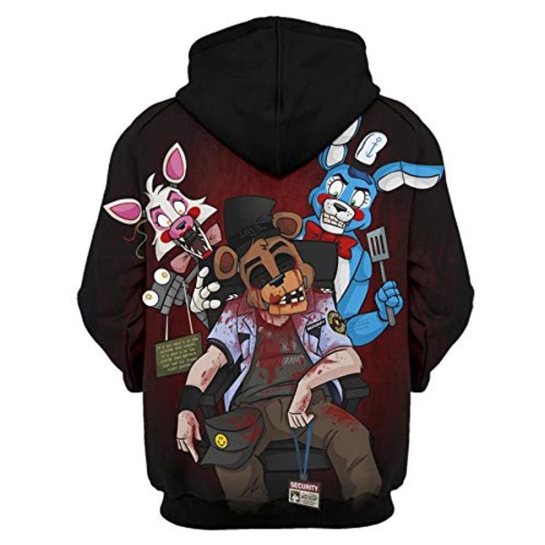 Five Nights at Freddy's Hoodies for Teens - 3D Boys and Girls Pullover Hoodie