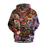 Five Nights at Freddy's Hoodies for Teens - 3D Boys and Girls Pullover Hoodie