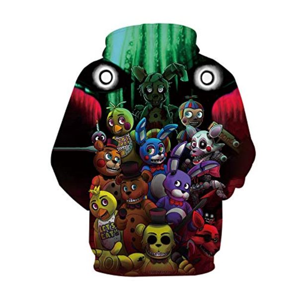 Five Nights at Freddy's Hoodies for Teens - 3D Boys and Girls Pullover Hoodie