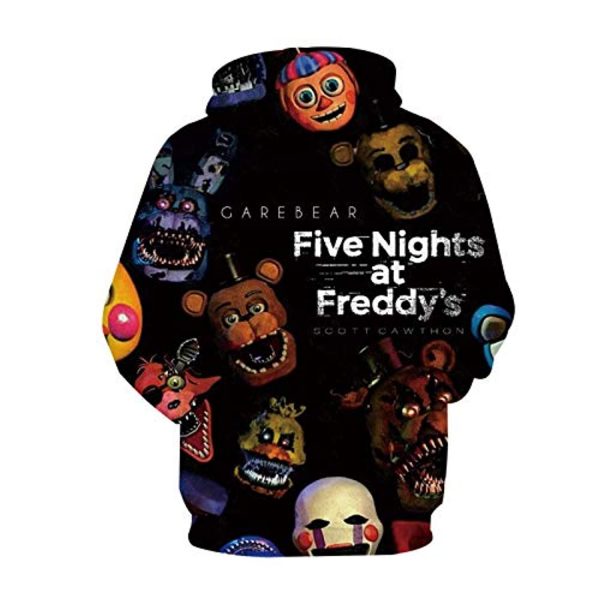 Five Nights at Freddy's Hoodies for Teens - 3D Boys and Girls Pullover Hoodie