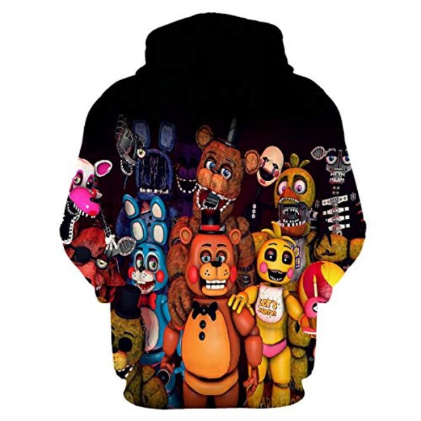 Five Nights at Freddy's Hoodies for Teens - 3D Boys and Girls Pullover Hoodie