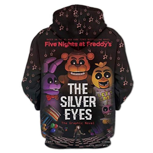 Five Nights at Freddy's Hoodies for Teens - 3D Boys and Girls Pullover Hoodie