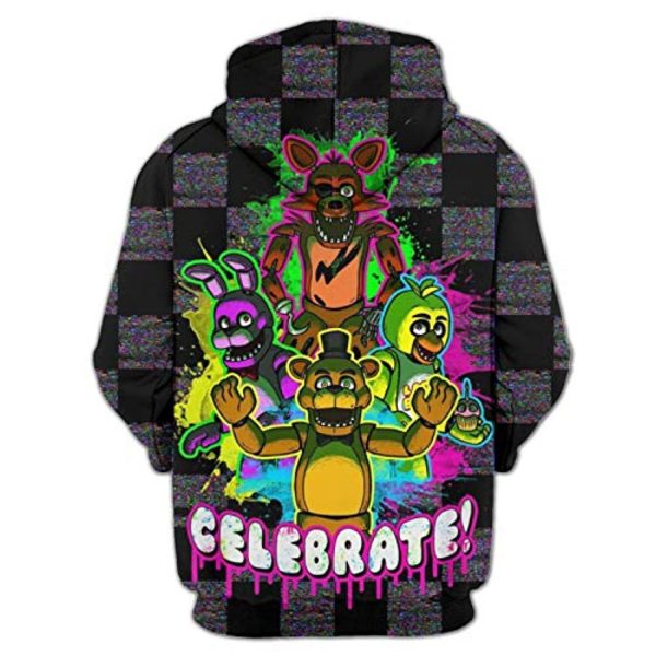 Five Nights at Freddy's Hoodies for Teens - 3D Boys and Girls Pullover Hoodie