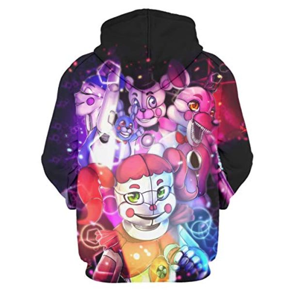 Five Nights at Freddy's Hoodies for Teens - 3D Boys and Girls Pullover Hoodie