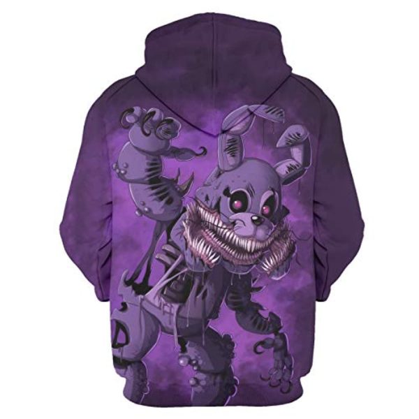 Five Nights at Freddy's Hoodies for Teens - 3D Boys and Girls Pullover Hoodie