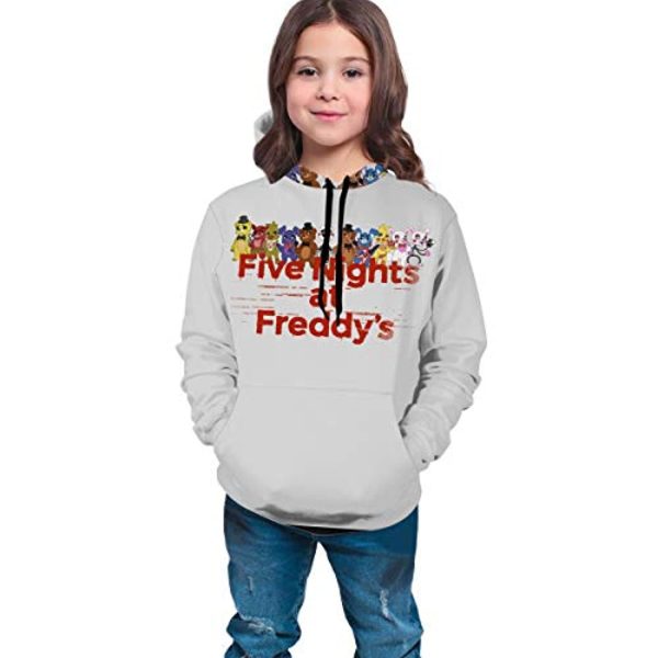 Five Nights at Freddy's Hoodies for Teens - 3D Boys and Girls Pullover Hoodie