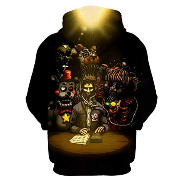 Five Nights at Freddy's Hoodies for Teens - 3D Boys and Girls Pullover Hoodie