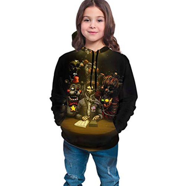 Five Nights at Freddy's Hoodies for Teens - 3D Boys and Girls Pullover Hoodie