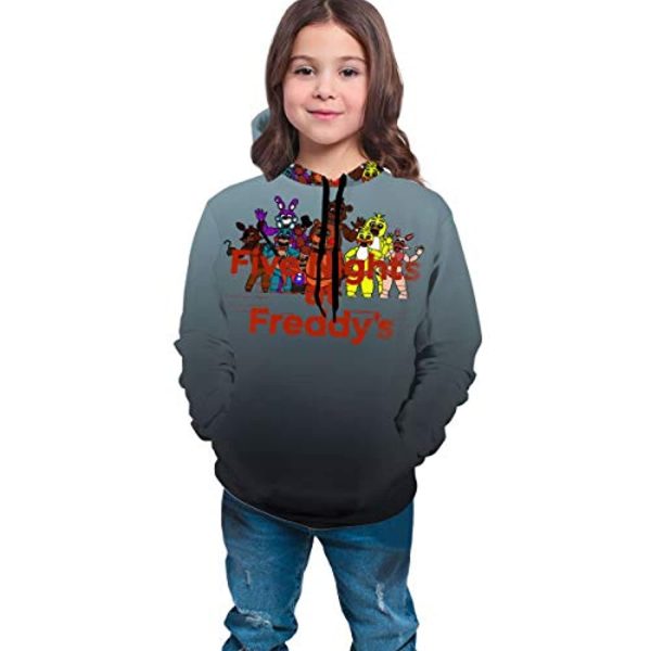 Five Nights at Freddy's Hoodies for Teens - 3D Boys and Girls Pullover Hoodie