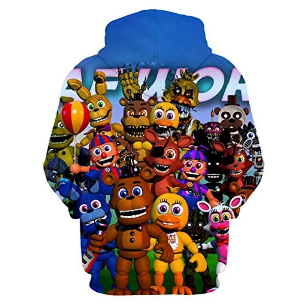 Five Nights at Freddy's Hoodies for Teens - 3D Boys and Girls Pullover Hoodie