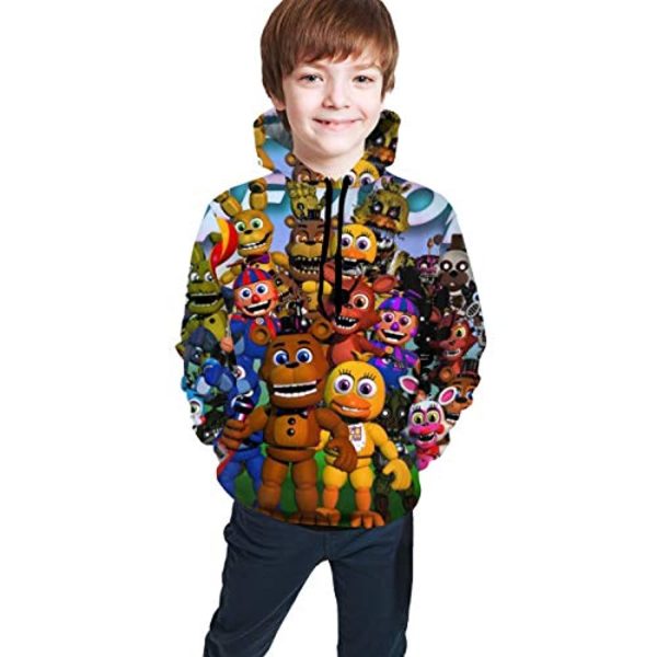 Five Nights at Freddy's Hoodies for Teens - 3D Boys and Girls Pullover Hoodie