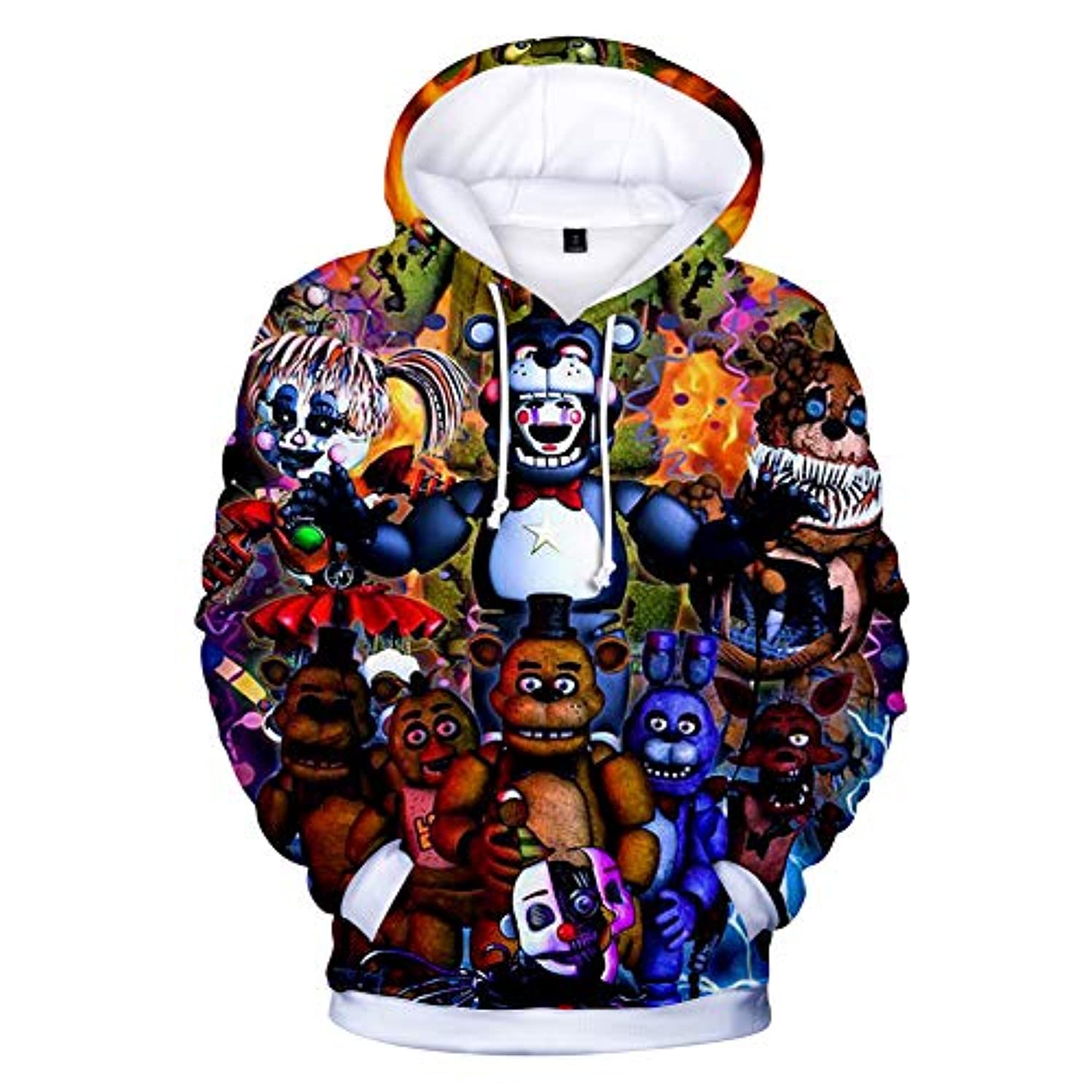 FNAF Anime Character Hoodie Boys Girls Fashion tops Children's Clothes 3-12  Years Toddler Child leisure Student spring Coat