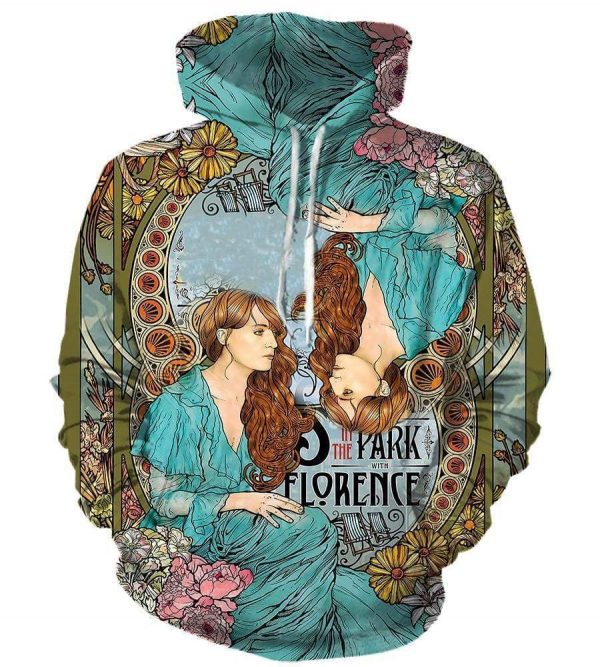 Florence + The Machine Hoodies - Pullover Blue Hoodie