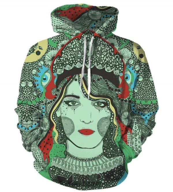 Florence + The Machine Hoodies - Pullover Green Hoodie