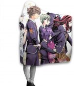 Food Wars Shokugeki No Soma Blanket - Warm Throw Fleece Flannel Hooded Blanket