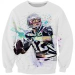 Footbal Tom Brady Hoodies - Pullover White Tom Brady Hoodie
