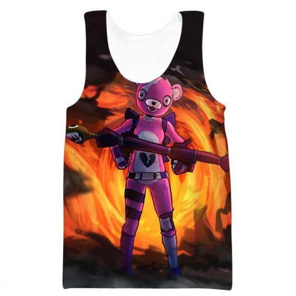 Fortnite Bear Skin Hoodies - Pullover Pink Bear Hoodie