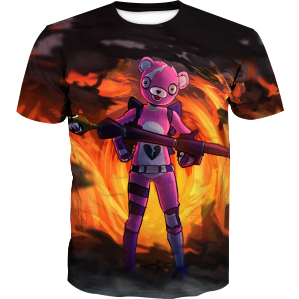 Fortnite Bear Skin Hoodies - Pullover Pink Bear Hoodie