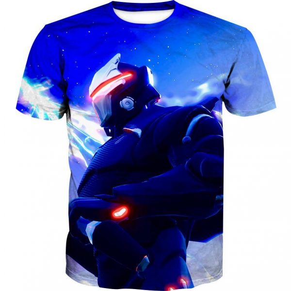 Fortnite Full Armor Omega Hoodies - Pullover Blue Hoodie