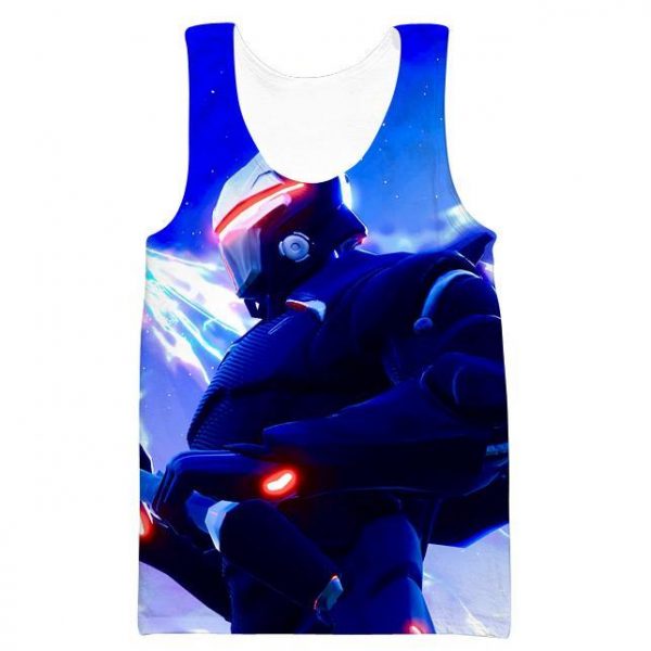 Fortnite Full Armor Omega Hoodies - Pullover Blue Hoodie