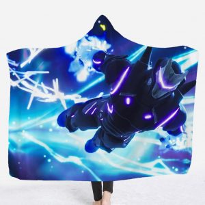 Fortnite Hooded Blankets - Fortnite Omega Parachute Fleece Hooded Blanket
