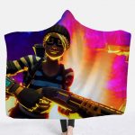 Fortnite Hooded Blankets - Fortnite Prisoner Suit Fleece Hooded Blanket