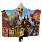 Fortnite Hooded Blankets - Fortnite REX Fleece Hooded Blanket