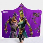 Fortnite Hooded Blankets - Fortnite Scarecrow Hero Fleece Hooded Blanket