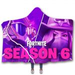 Fortnite Hooded Blankets - Fortnite Season 6 Super Cool Fleece Hooded Blanket