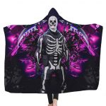 Fortnite Hooded Blankets - Fortnite Skull Trooper Jonesy Fleece Hooded Blanket