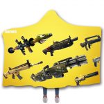 Fortnite Hooded Blankets - Fortnite Super Weapon Yellow Fleece Hooded Blanket