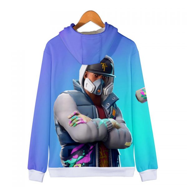 Fortnite Hoodies - Abstrakt 3D Zip Up Hoodie
