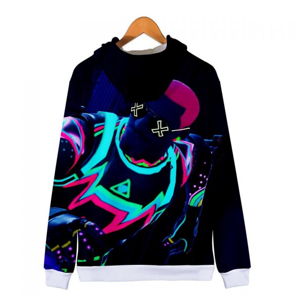 Fortnite Hoodies - Brite Gunner 3D Zip Up Hoodie