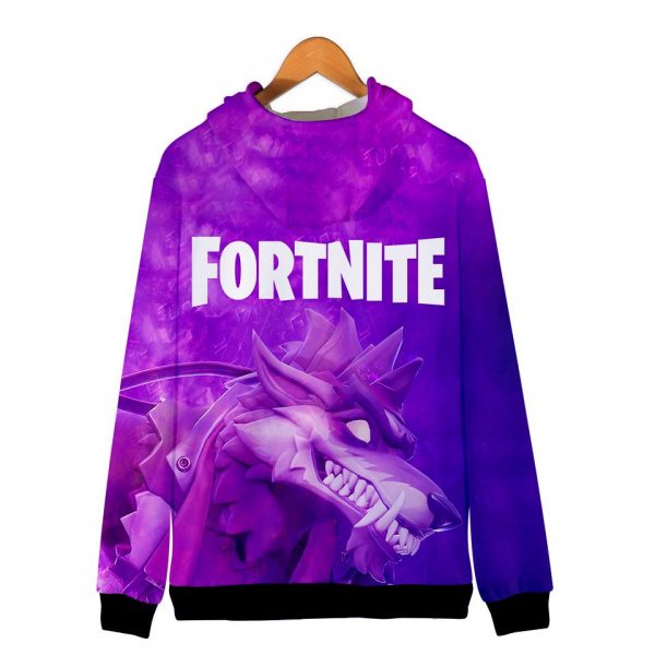 Fortnite Hoodies - Dire 3D Zip Up Hoodie