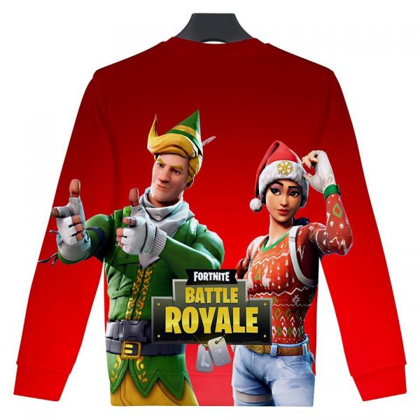 Fortnite Hoodies - Fortnite Game Christmas Series Christmas Dress Up 3D Hoodie