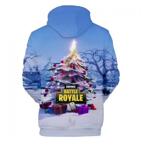 Fortnite Hoodies - Fortnite Game Christmas Series Christmas Tree Super Cool 3D Hoodie